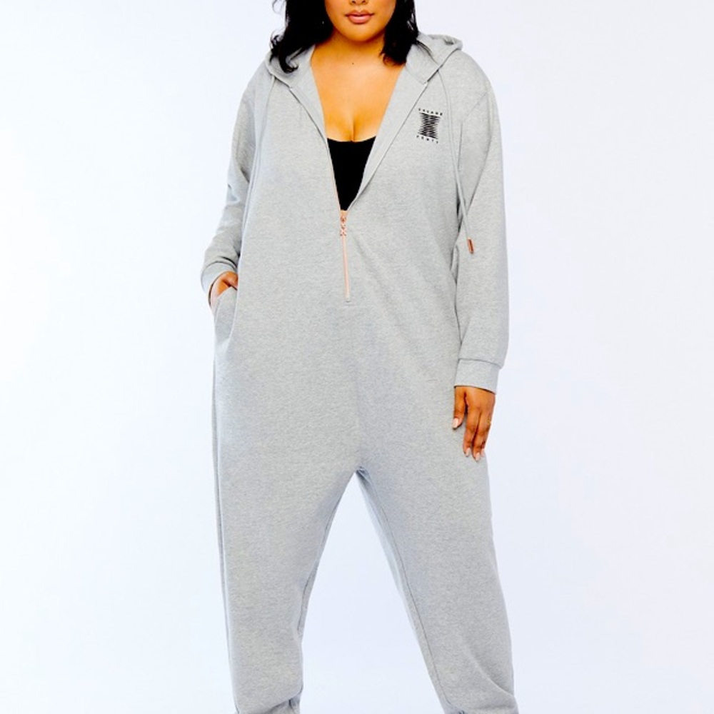 Savage x fenty gray onesie